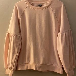 Light Pink Aerie Crew Neck Sweatshirt